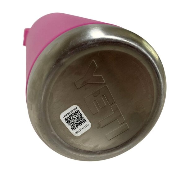 Yeti Water Bottle Pink 26 oz with handle Straw See photos for handle scar - Picture 7 of 7